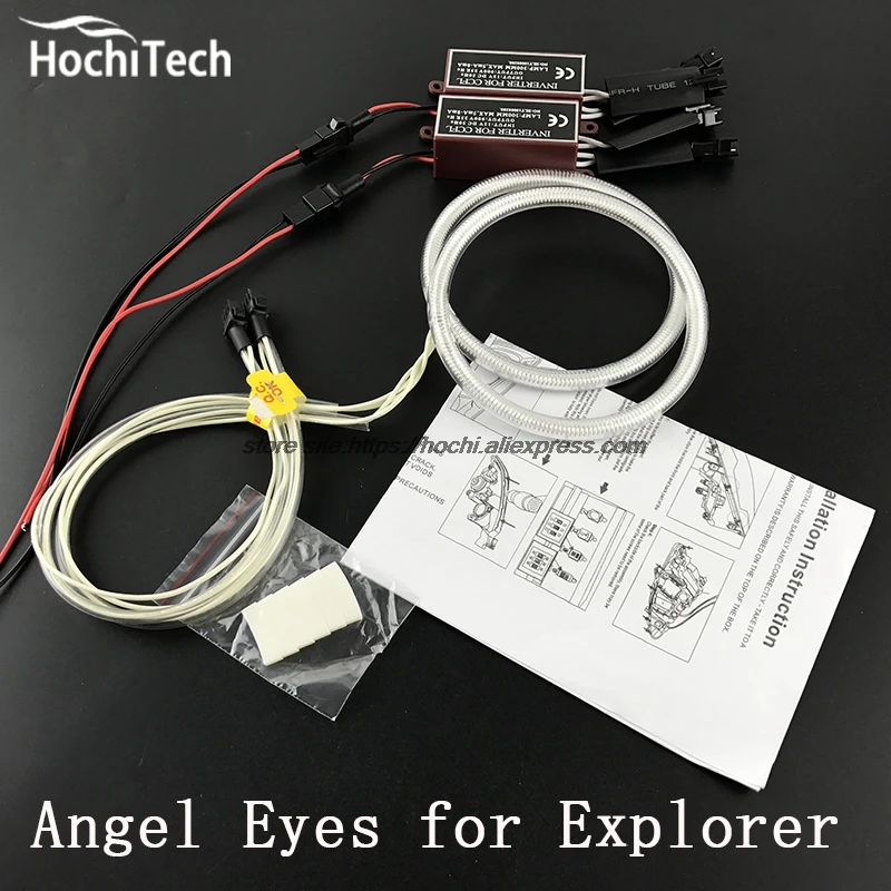 Отличный комплект HochiTech CCFL ангельские глазки ультраяркое освещение фар для Ford