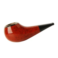 mini ebony wood pipe short pipes chimney smoking pipe mouthpiece herb tobacco pipe cigar narguile grinder smoke
