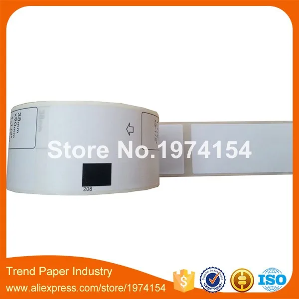 4 рулона отметки Brother совместимые с штрих-наклейками 38 мм * 90 QL700 детская