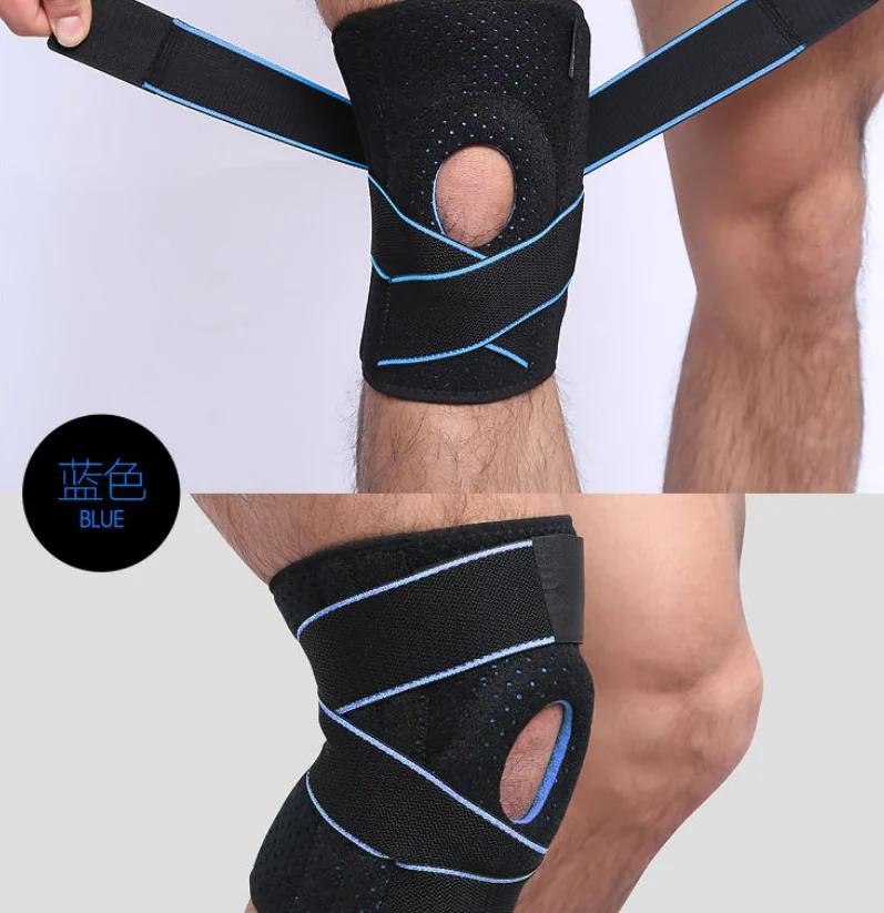 By DHL 20pcs AOLIKES Adjustable Bandage Silicone Knee Pads Elastic Brace Support Basketball Hiking Protector | Спорт и развлечения