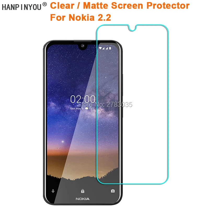 Для Nokia 2 5 71 &quotпрозрачная глянцевая/Антибликовая матовая защитная пленка для