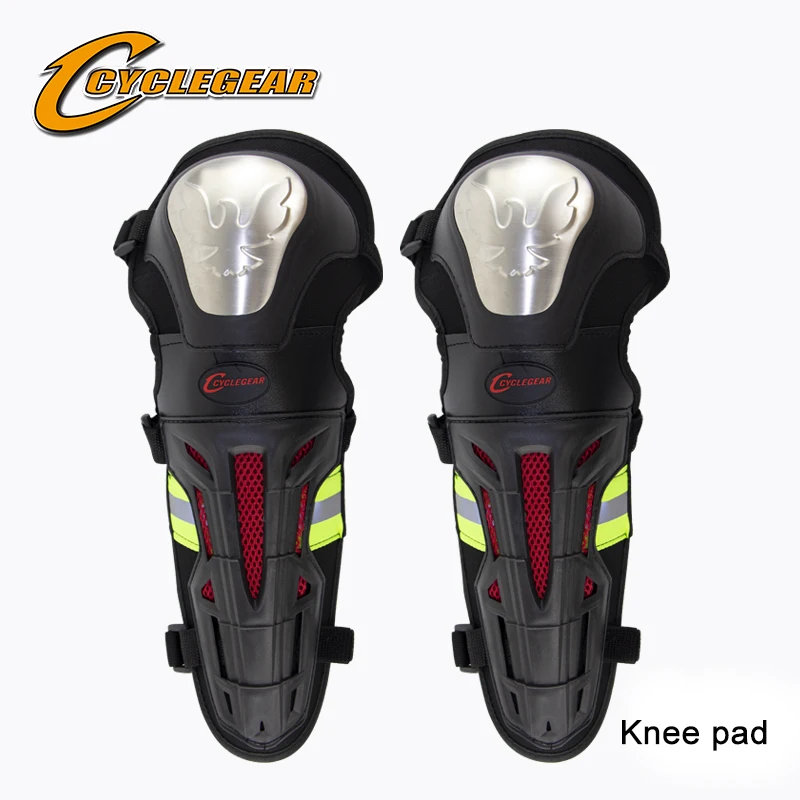 Cyclegear K18H18 наколенники для мотоциклистов Защитное снаряжение мотокросса rodillera
