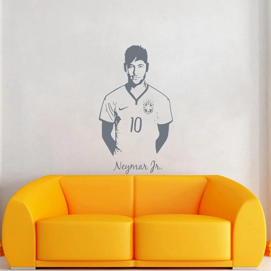 Детская Наклейка на стену в виде футбольного игрока|stickers wings|stickers stonessticker decor |