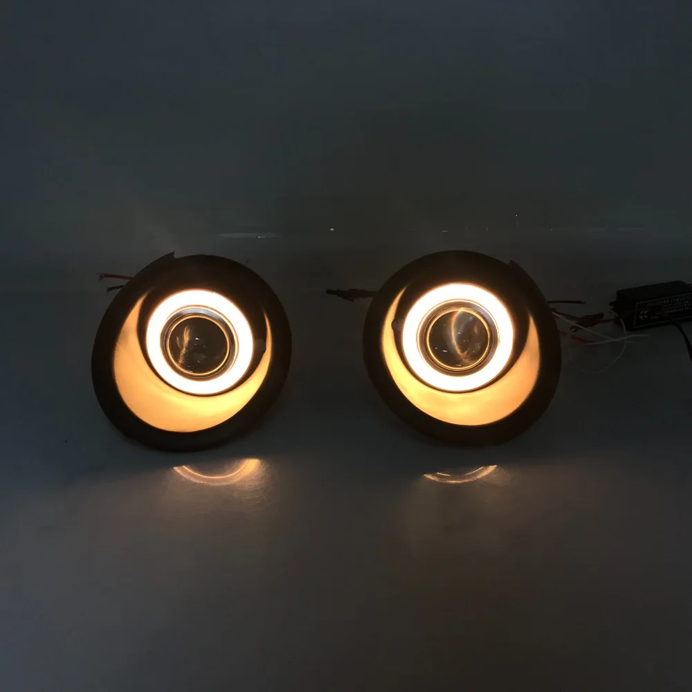 RQXR противотуманная фара вождение свет в сборе для Chevrolet Captiva 2008 cob angel eye светодиодные дневные ходовые огни сигнал поворота
