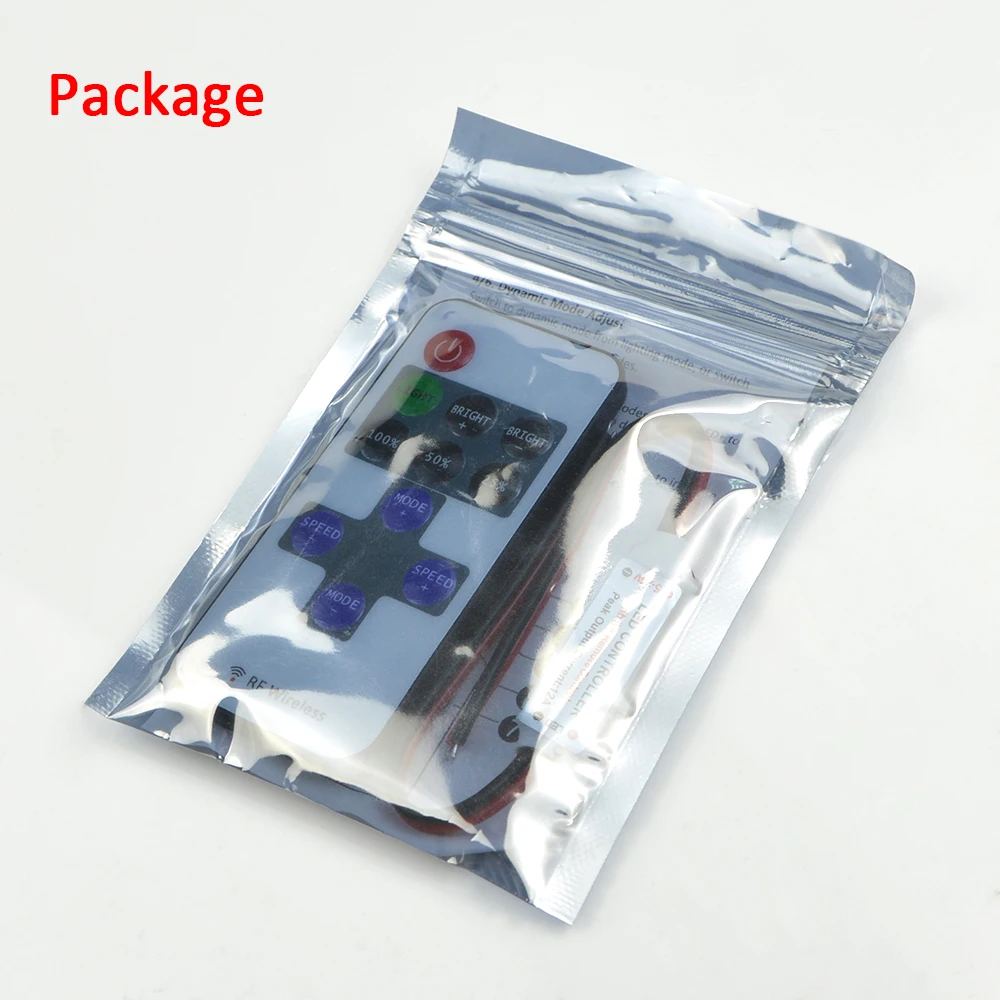 1 шт. мини Беспроводной RF одноцветный светодиодный диммер постоянного тока 5В 12В