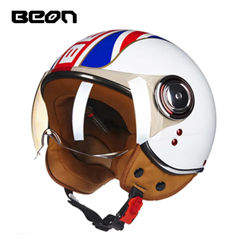 Capacete BEON 110B мотоцикл скутер шлем beon открытый 3/4 jet Винтаж Ретро шлемы ECE
