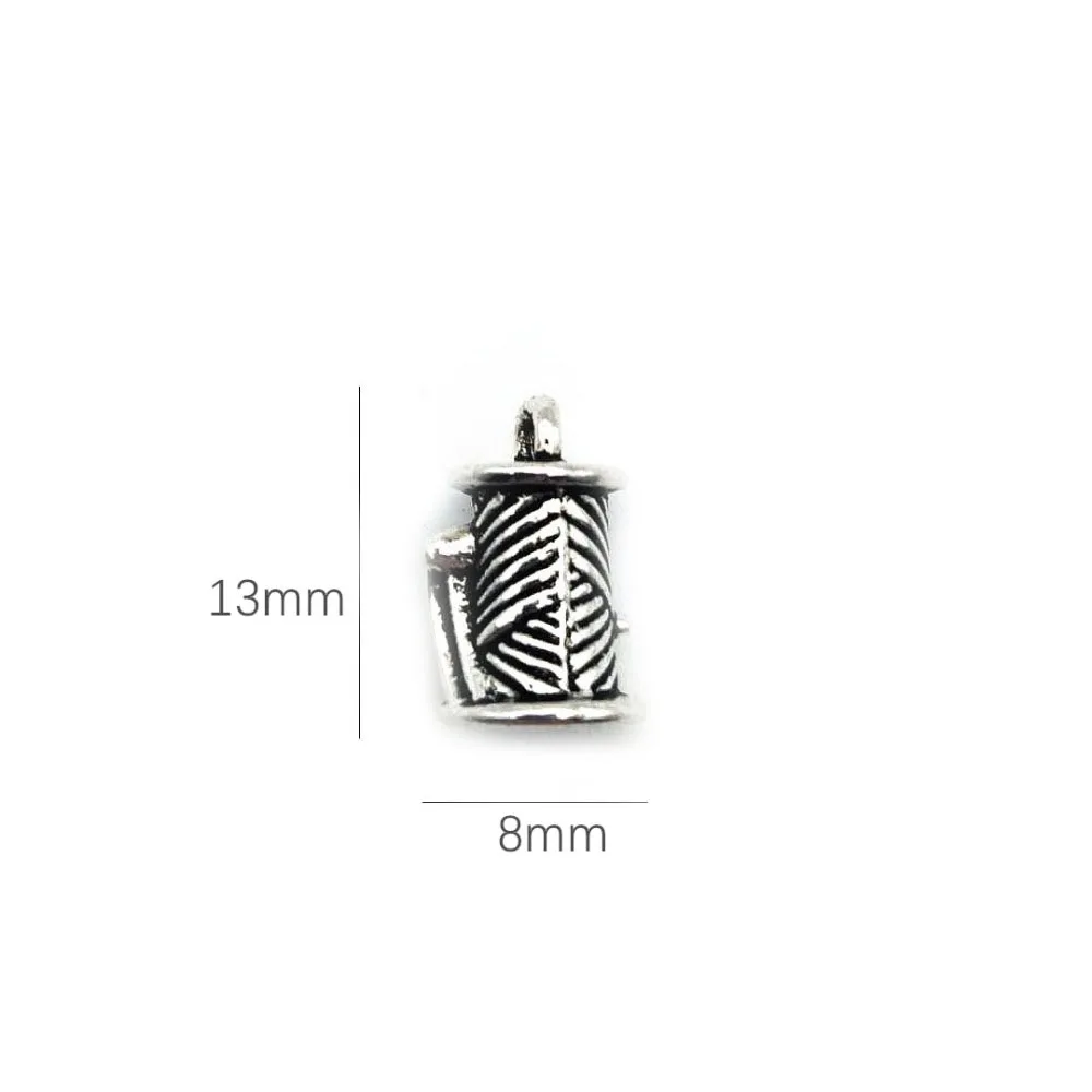 10pcs Charms clew needle 13*8mm Antique Making pendant fit Vintage Tibetan Silver DIY bracelet necklace jewelry making | Украшения и