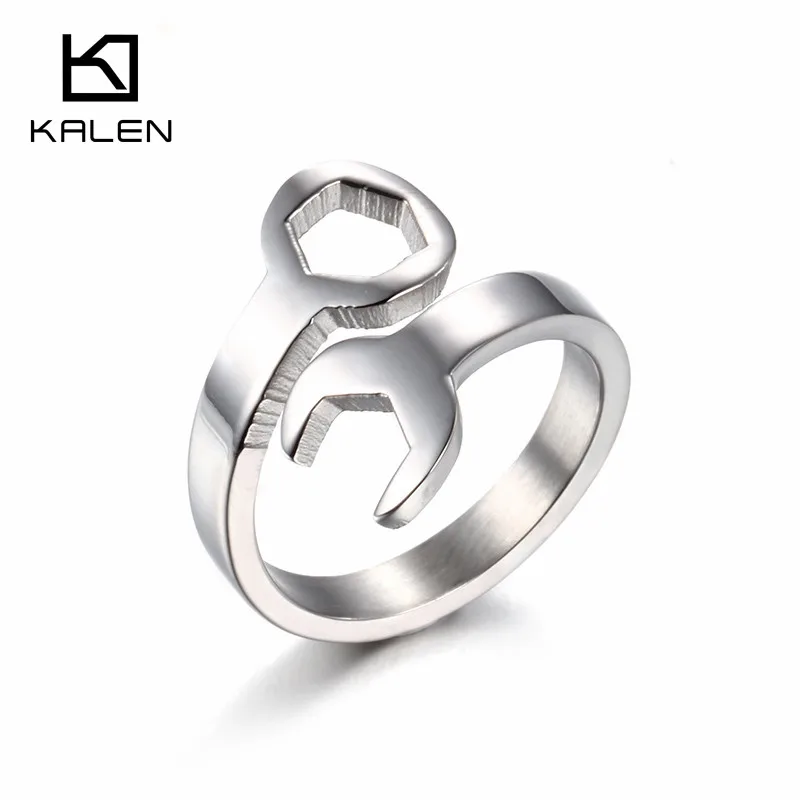 Недорогие кольца производства фирмы Kalen гаечные для женщин размер 6 7 8 9