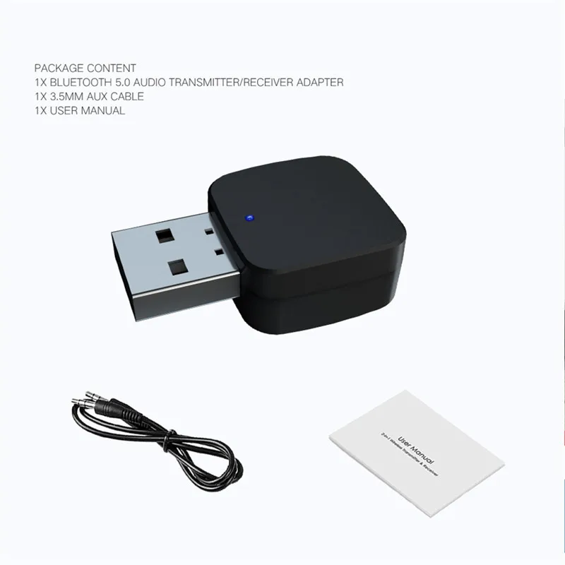 Беспроводной bluetooth приемник KEBIDU 3 5 мм стерео аудио USB музыкальный адаптер Mini Bluetooth