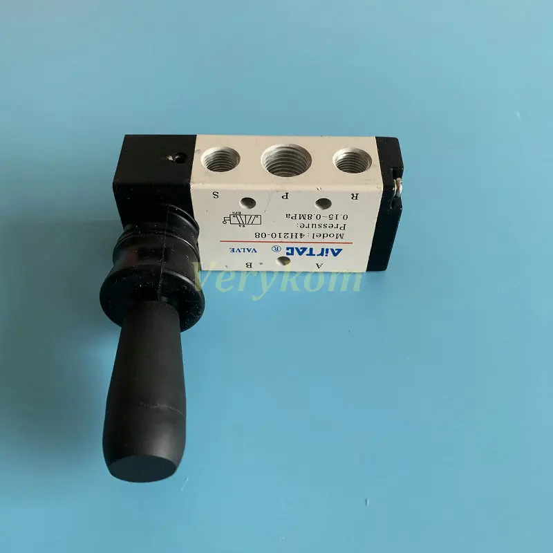 5 ходовой пневматический ручной клапан с пневматическим управлением Verykom 4H210 08