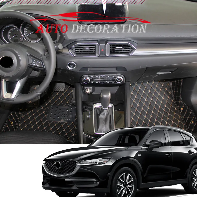 Для Mazda CX 5 CX5 2nd Gen 2017 2018 2019 интерьер на заказ Авто Стайлинг водонепроницаемый Пол