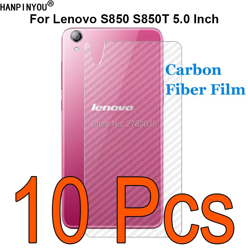 10 шт./лот для Lenovo S850 S850T 5 0 дюйма прозрачная защитная пленка из углеродного волокна