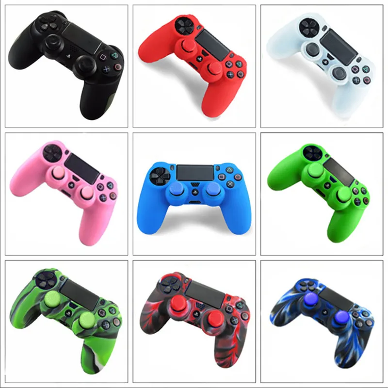 Gen Game 2 в 1 мягкий силиконовый резиновый чехол для Play Station Dualshock 4 PS4 DS4 Pro тонкий