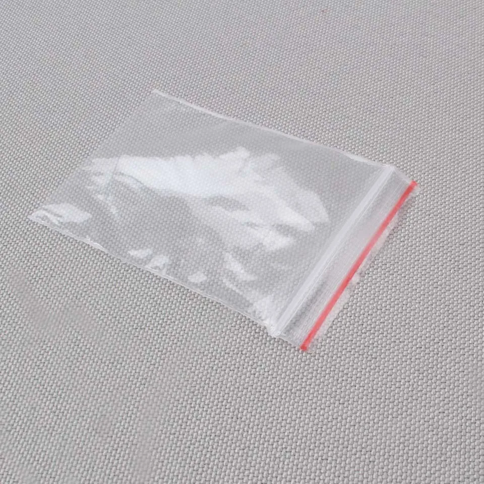 Полиэтиленовый пакет с застежкой молнией 4*6 см для пищевых продуктов пластиковый