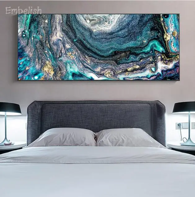 as pictures Embelish 1 Pieces Nordic Abstract Beasutiful Wall Large Posters For Living Room Modern Home Decor HD Canvas Paintings Pictures - Цвет: as pictures