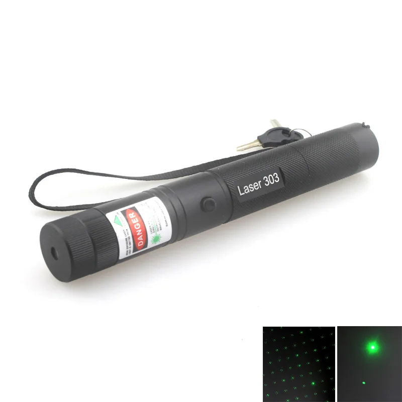 TopLaser 303 532nm зеленый фокусирующий СВЕТОДИОДНЫЙ лазерный указатель одна точка + Skyful