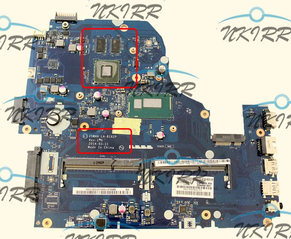 Z5WAH LA B162P NBMLB11006 NBMLC11005 NBMLC11004 I7 4510U 820M 2GB системная плата для ASPIRE E1 572 572G E5 571 571G | Материнские платы -33059567507