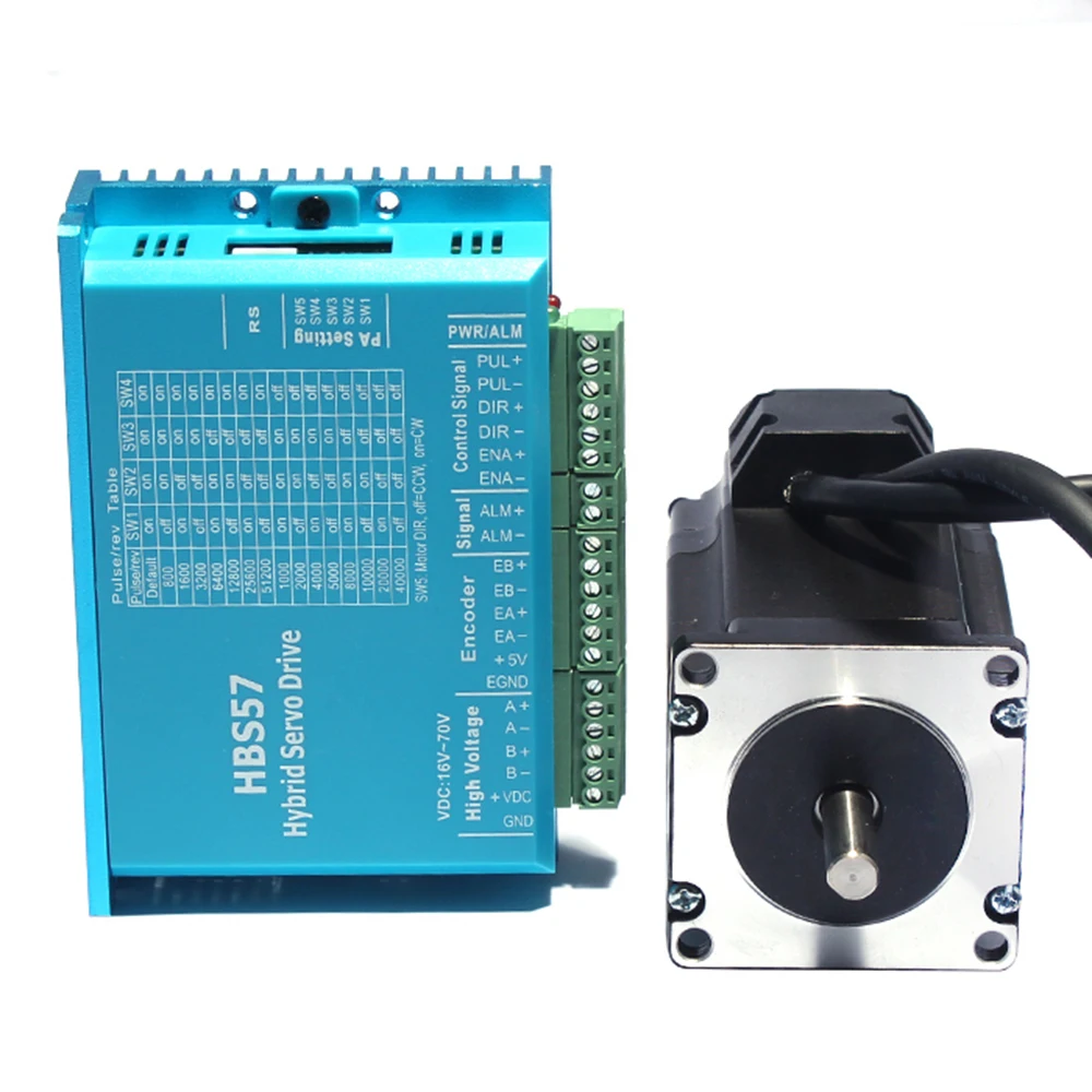Nema23 Closed Loop Stepper Motor Driver Kit &amp Power Supply with 3M Encoder Cable+ Cable DC 36V 2.2Nm Step Drive | Инструменты