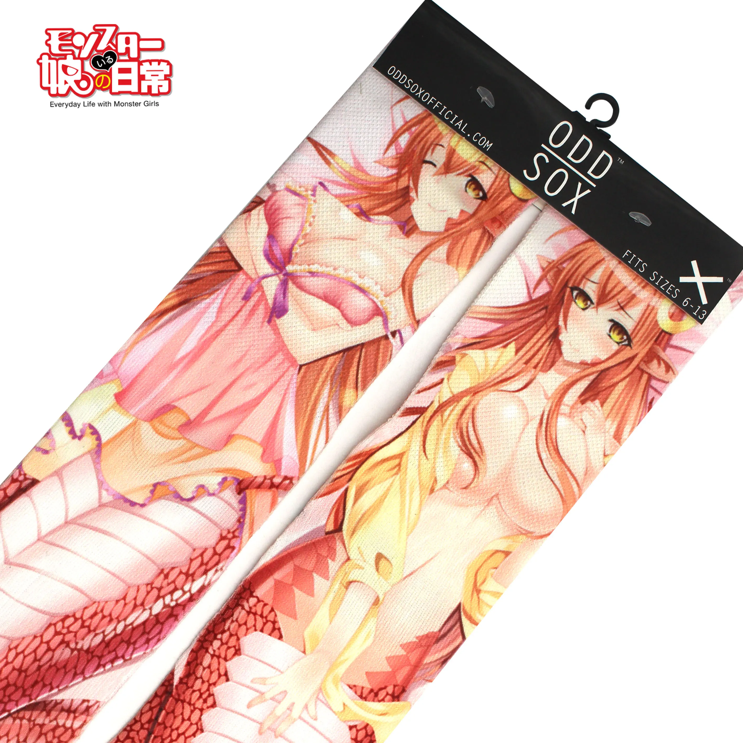 OHCOMCIS 4X16 &quotГорячая Аниме Monster Musume no iru Nichijou Miia сексуальные розовые хлопковые носки