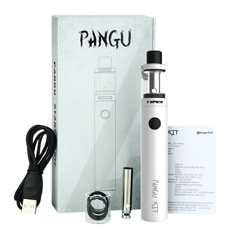 Набор для начинающих KangerTech PANGU с емкостью 2500 мА · ч 3 5 мл головка спирали PGOCC 0 Ом