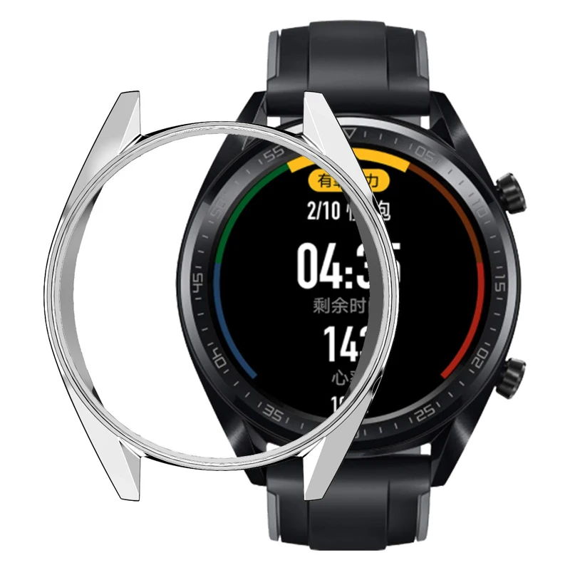 Защитный чехол для Huawei Watch GT/GT2 46 мм ТПУ ультра-тонкий гальванический Мягкая