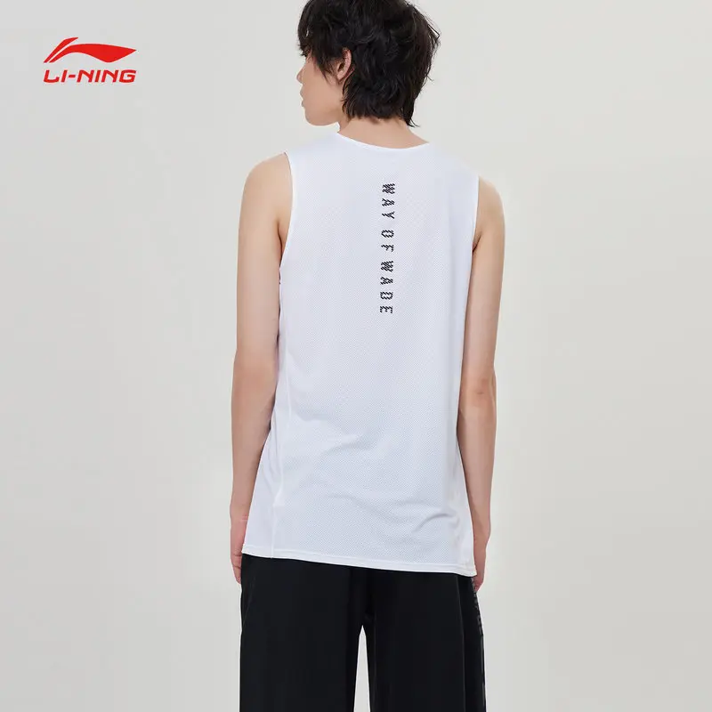Li-Ning Men Wade Series Basketeball Tank Polyester Slim Fit Comfort Breathable LiNing Sports Vests Top AVSP085 CAMJ19 | Спорт и