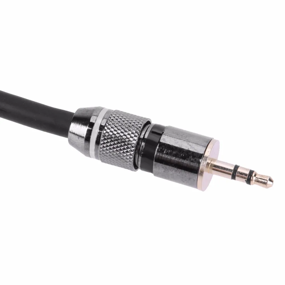 

Great-Q 5pcs 3pin XLR Male to 3.5mm TRS Male Audio Adapter Metal Connector Converter Cable for Microphone CD Player DVD