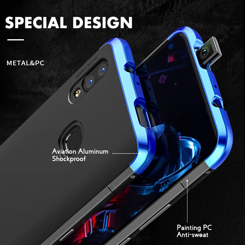 ADKO Luxury Aluminium Metal Frame Bumper Case For Vivo Nex Hard Protective Shockproof Cover VIVO S |