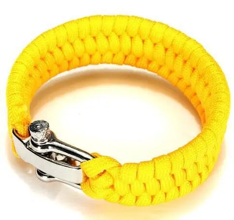 Мужские браслеты наружный походный военный 7 прядный Браслет Из паракорда для