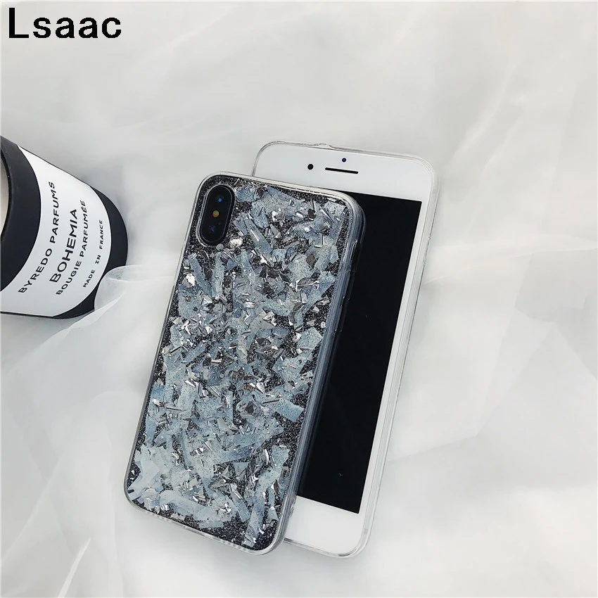 Модный чехол для телефона с раковиной iphone X XR XS MAX 11 Pro 6 S 7 8 Plus задняя крышка