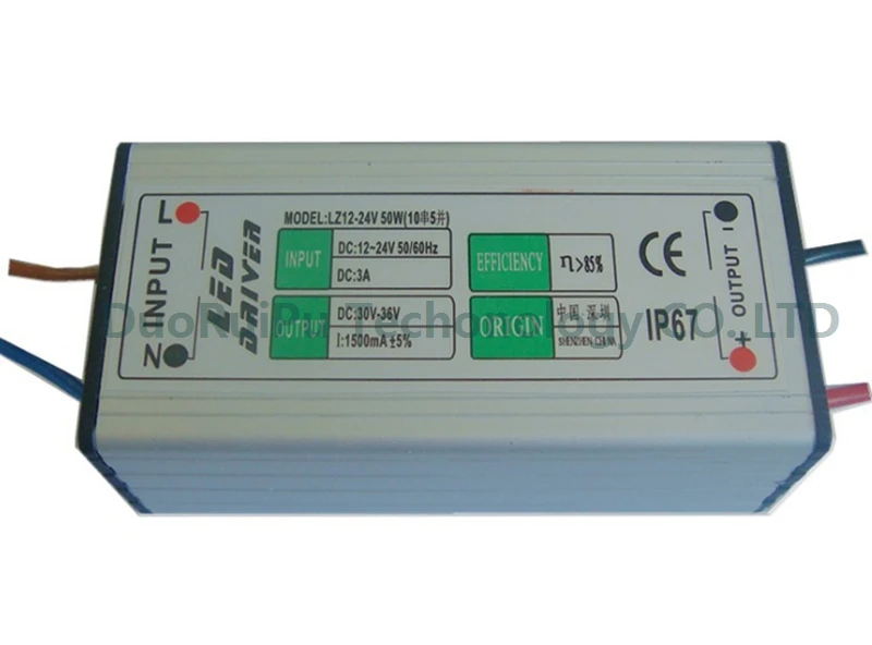 Светодиодный драйвер 50 Вт источник питания для потолочного светильника/точечной