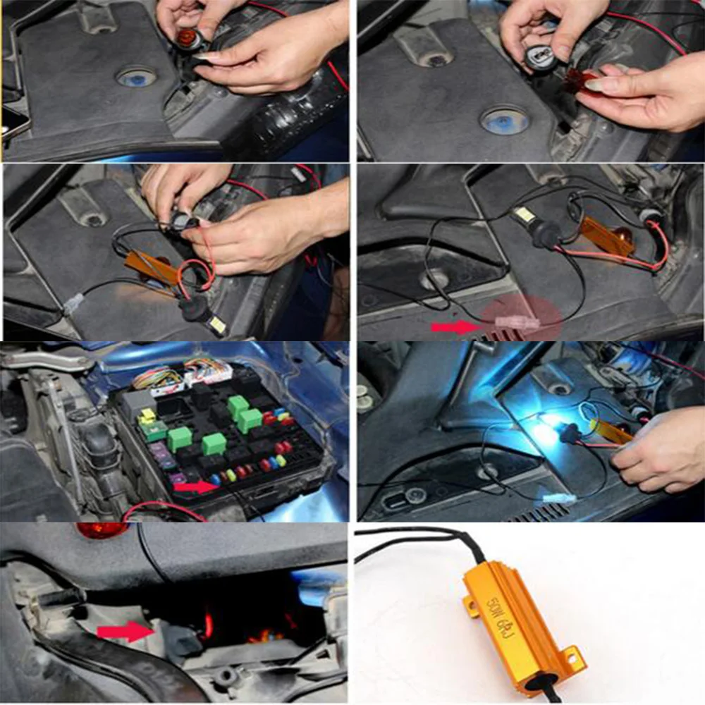 Современный автомобиль 2 шт T20 7440 66SMD LED 1156 BAU15S Светодиодный свет автомобиля Поверните сигнальную лампу Дневной свет canbus# T20
