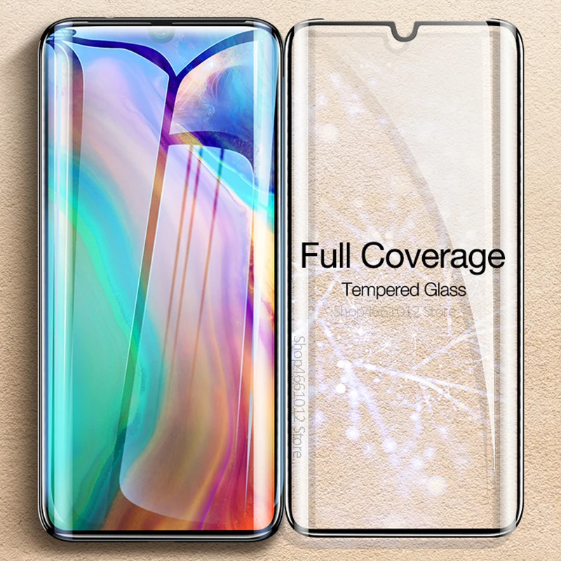 Защитное стекло с изогнутыми краями для Huawei P30 Pro Lite P30lite P30pro 3d пленка полным
