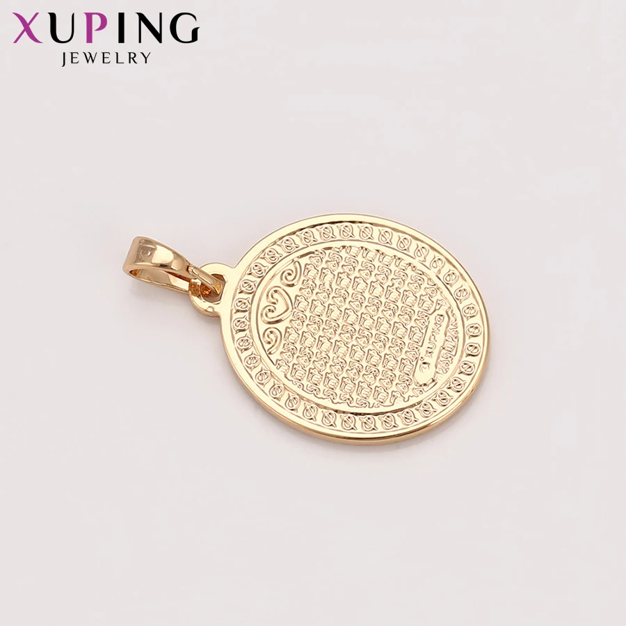 Xuping модное Очаровательное ожерелье с подвеской Иисусом Серис позолоченное для
