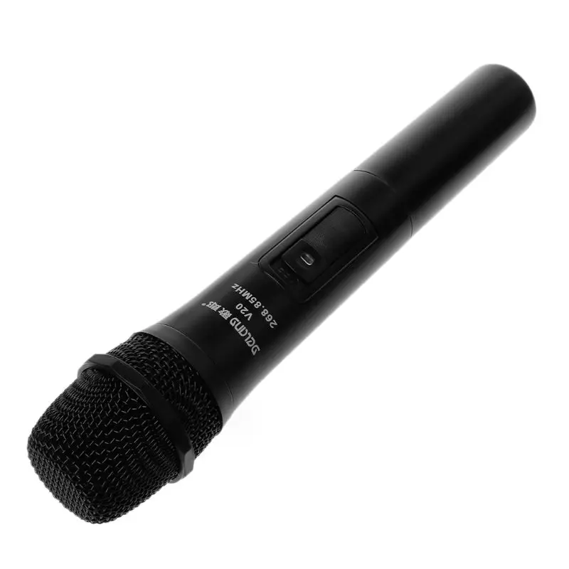 UHF USB 3,5 мм 6,35 мм Беспроводной микрофон Мегафон ручной микрофон с приемником для караоке громкоговоритель