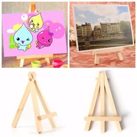 20pcs kids mini wooden easel art painting name card stand display holder drawing for school student artist supplies 16x9cm