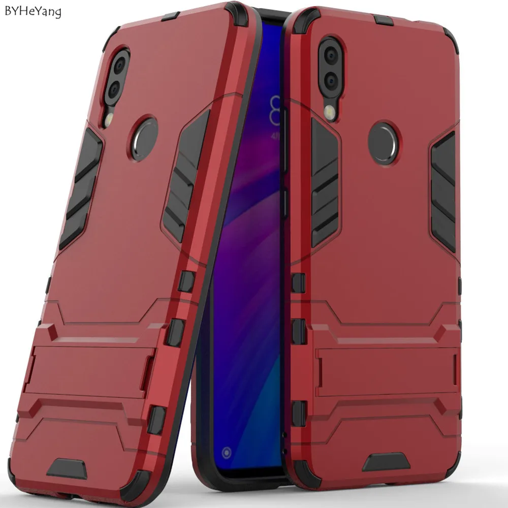Fit Case for Xiaomi Redmi 7 Note Silicone Armor Bumper Shockproof Cover Phone Cases Luxury Xiomi Note7 |