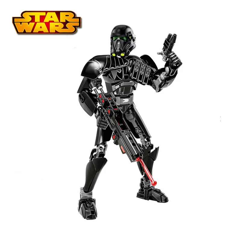 Звездная серия космическая война 8 Последний джедай Боба Фетт цифры Kylo Ren Phasma