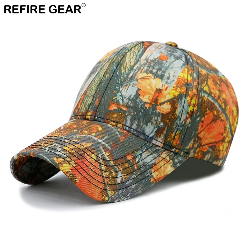 Мужская камуфляжная кепка ReFire Gear летняя для походов утаивающая Кепка рыбалки