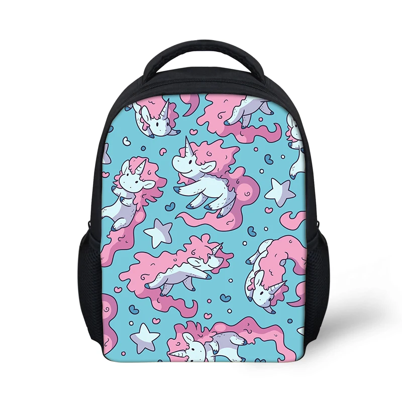 Новый милый цветной рюкзак с 3D рисунком единорога лошади повседневные сумки для