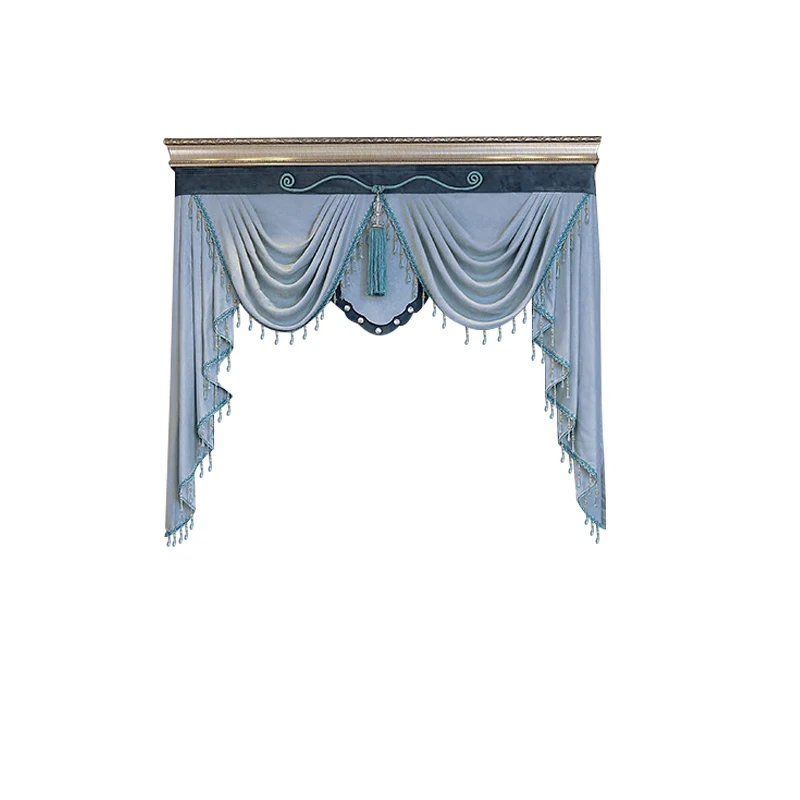 Стиль 1-style 8 Pelmet valance Европа Роскошный домашний декор valance шторы s для гостиной окна шторы s для спальни шторы