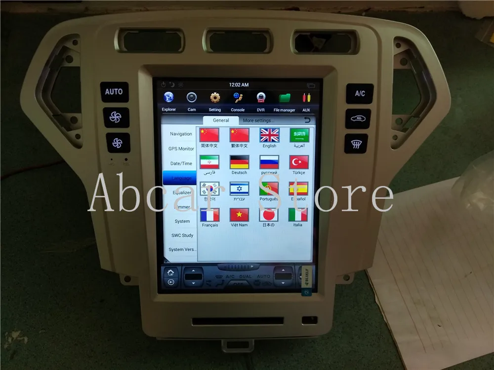 10,4 ''Tesla стиль Android 8,1 автомобильный dvd-плеер gps навигация для Ford Fusion Mondeo 2007- головное устройство стерео px6 carplay радио