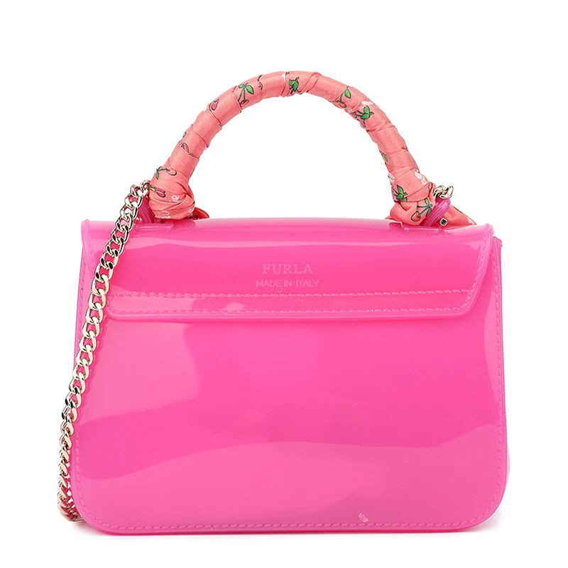 Женская мини сумка через плечо Furla конфетная BNQ8|Сумки с ручками| |
