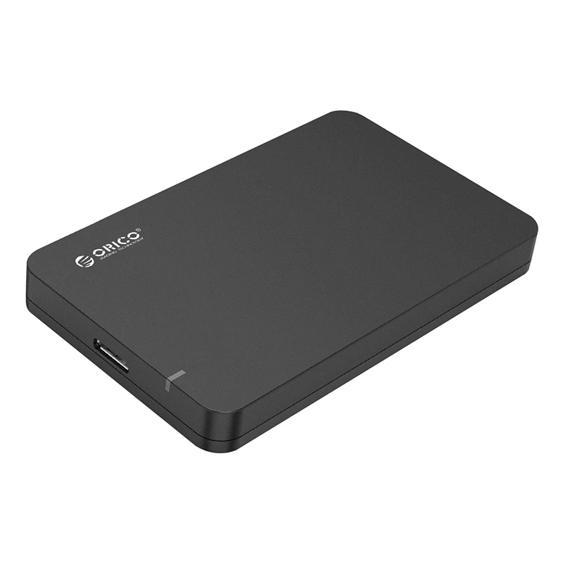 Black ORICO 2,5 SATA3 к USB3.0 MICROB жесткий диск коробка SSD HDD внешний корпус Чехол Поддержка 5 Гбит/с UASP инструмент бесплатно Портативный 9,5 мм - Цвет: Black