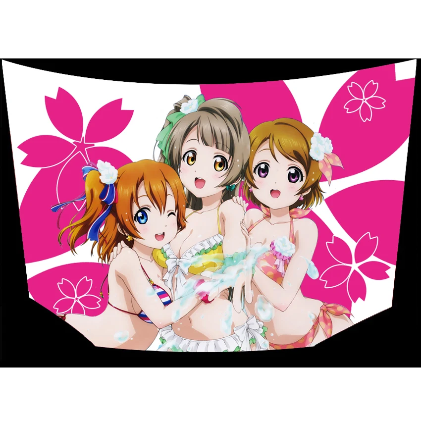 Аниме наклейка Love_Live капот автомобиля виниловая наклейка s ралли Дрифт Ralliart наклейки, автоаксессуары для Suzuki peugeot Jaguar