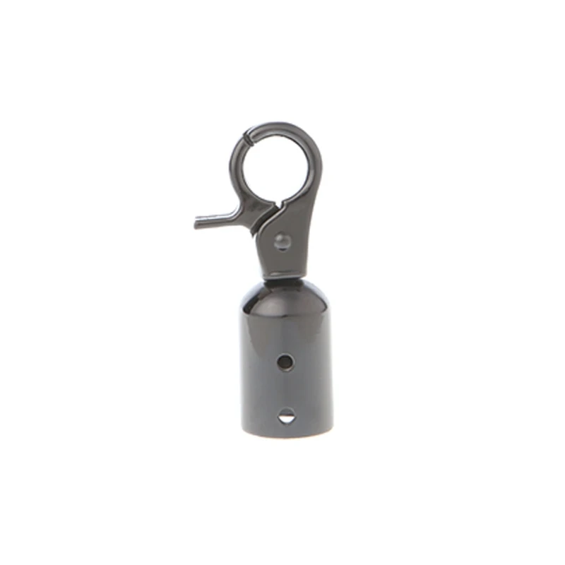 63HC3TB00259-BK Сделай сам, полезная Сумка, собачья пряжка, застежка-карабин, триггер, зажимы, карабин, прочные аксессуары, золото, серебро, пистолет, черный - Цвет: 63HC3TB00259-BK