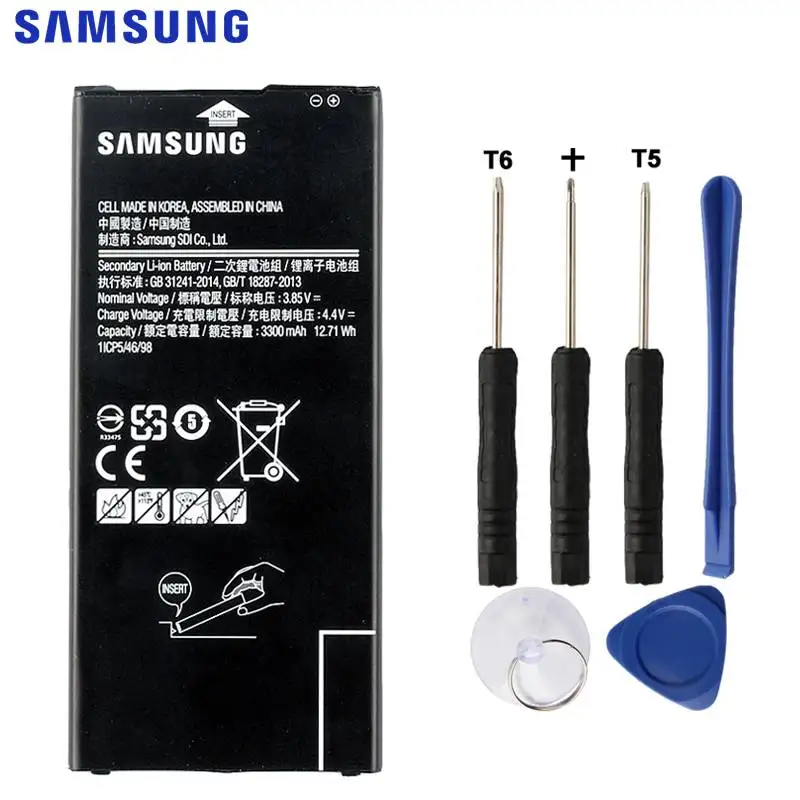 Оригинальный аккумулятор для Samsung GALAXY ON7 G6100 2016 Edition J7 Prime Сменный телефона 3300