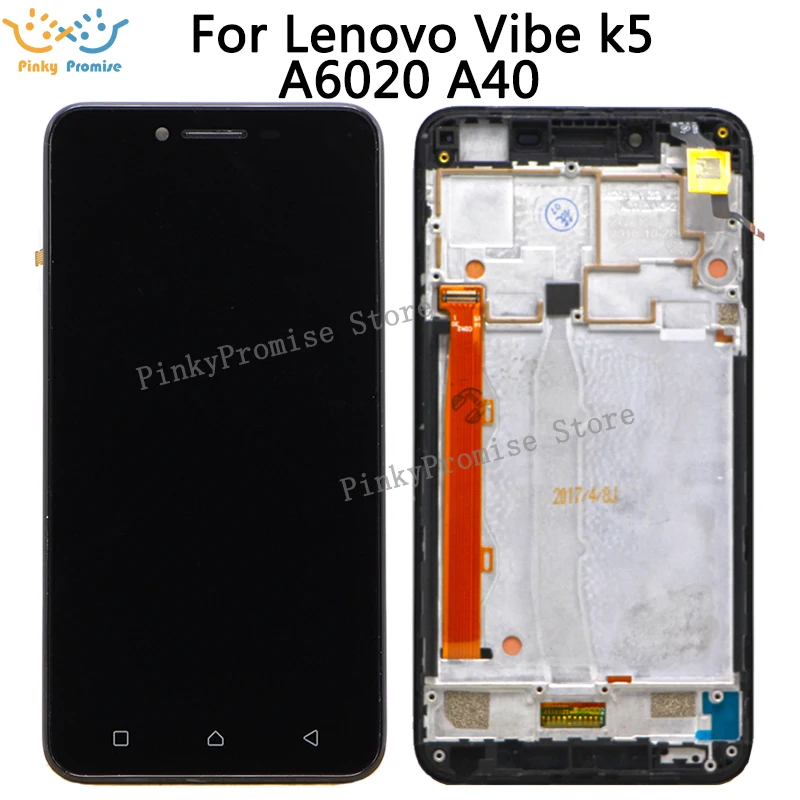 Для Lenovo vibe k5 A6020A40 ЖК дисплей Сенсорная панель дигитайзер в сборе с рамкой