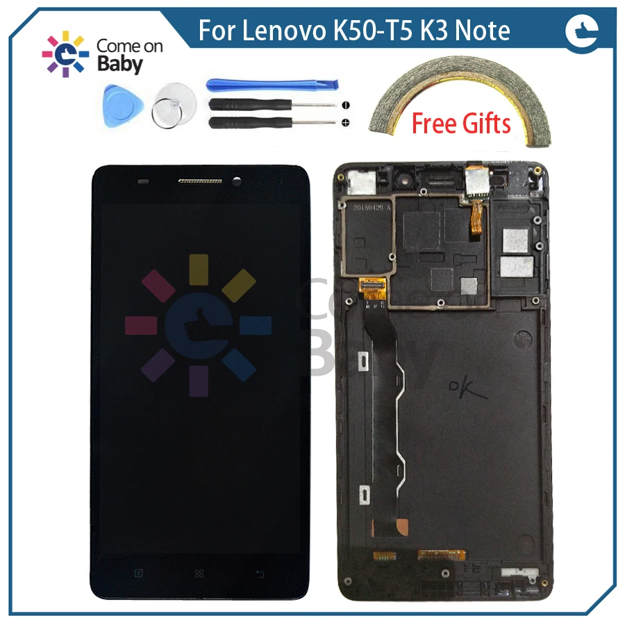 Новое поступление для Lenovo K50-T5 K3 Note 5 &quotЖК-дисплей кодирующий преобразователь
