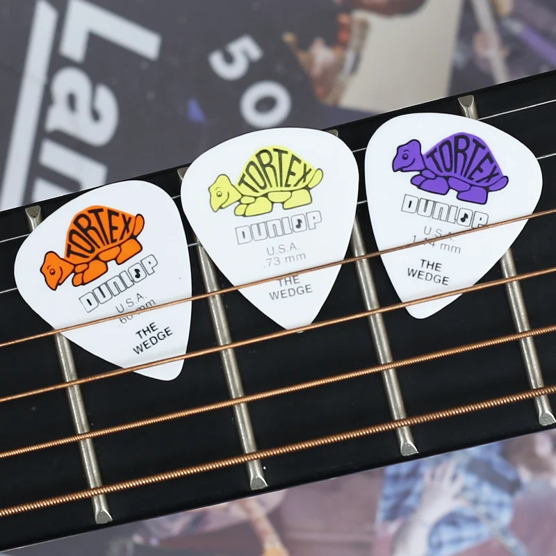 1 шт. Dunlop Tortex гитарные медиаторы акустическая электрогитара аксессуары